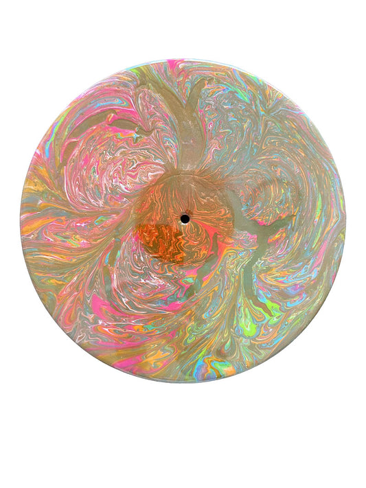 "Colorful Labyrinth" Vinyl Record Pour