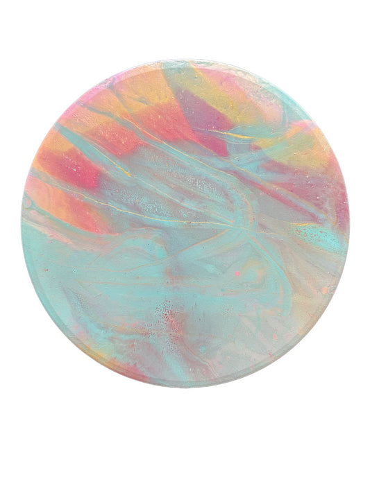 "Dancing Sunset Reflections" Acrylic Mirror Art