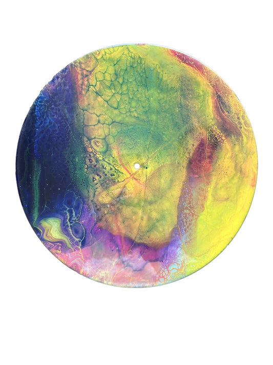 "Reptilian Textured Reverie" Vinyl Record Pour