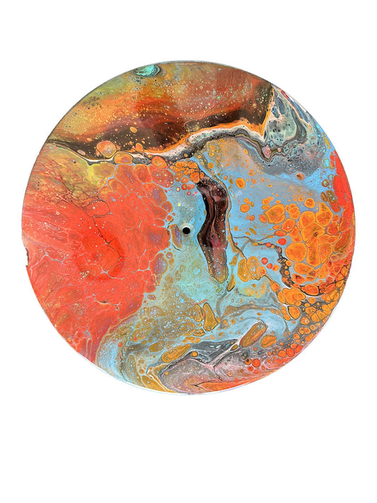 "Spill of Colors" Vinyl Record Pour