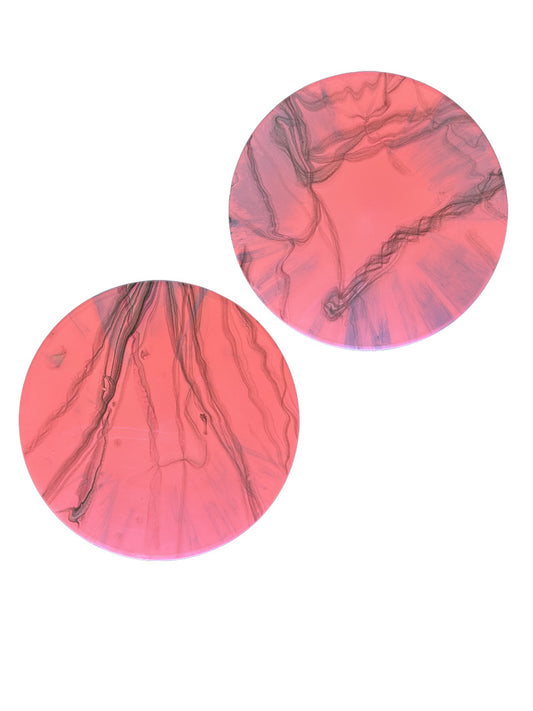 "Versatile Striped Vibes" Acrylic Mirror Art 2 Piece Set