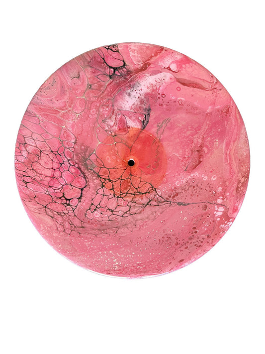 "Crimson Dragon's Breath" Vinyl Record Pour